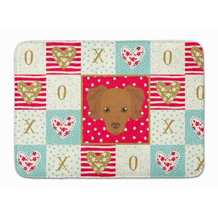 Carolines Treasures 19 x 27 in. Persian Chihuahua Love Machine Washable Memory Foam Mat CK5226RUG
